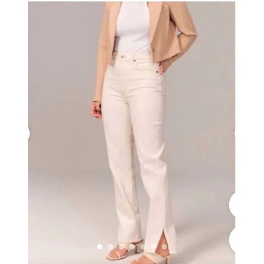 Abercrombie & Fitch The 90s Straight Ultra High Rise Curve Love Jeans Size 30 10 - Picture 3 of 15